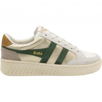 Zapatillas de deporte para mujer Gola Superslam Blaze Oro / Verde Bosque / Azúcar Morena EU 38