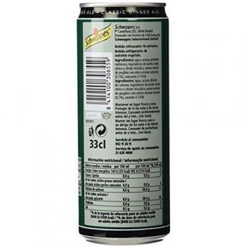 Schweppes Ginger Ale Bebida Refrescante - 8 Latas