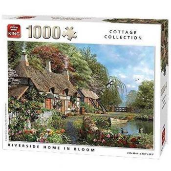 Puzzle de 1000 Piezas King House Junto al Río Florido