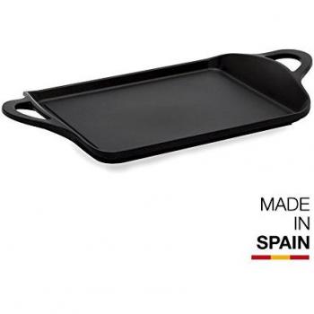 Valira Origen NO Induction-Plancha 28x21 CM, Aluminio, Negro