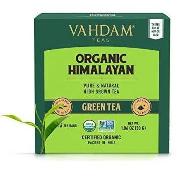 VAHDAM, Hojas de té verde orgánico de Himalaya