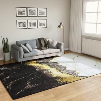 Alfombra lavable antideslizante multicolor 190x300 cm VidaXL - Color Gris, Blanco y negro, Gris y blanco, Alfombra de Piso para Sala de Estar Dormitorio Habitación Salón