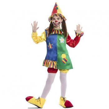 Disfraz de Payasita Multicolor para niña