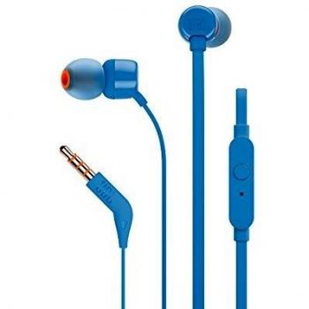 JBL Tune 160 Auriculares para móvil Binaural Dentro de oído Azul - Auriculares y micrófono