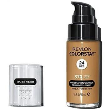 Revlon ColorStay Long-Lasting Mattifying Foundation for Oily and Combination Skin Shade 370 Toast 30 ml