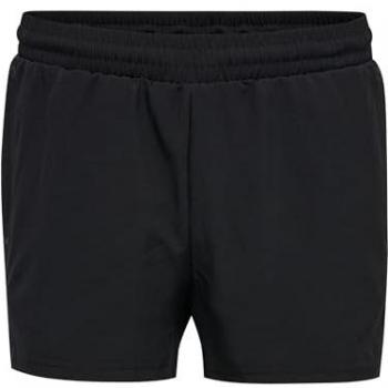 Hummel Pantalones Cortos Move Grid Woven para Mujer - 100% poliéster, tejido ligero, diseño de malla, cintura elástica con cordón ajustable, bolsillo lateral