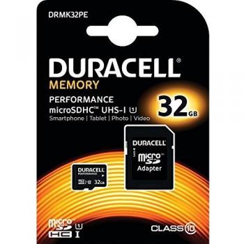 Duracell drmk8pe microSDHC Tarjeta de Memoria 32 GB