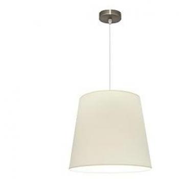 Lámpara Colgante Maldivas 1xe27 Cuero/Beige Regulable 40 cm