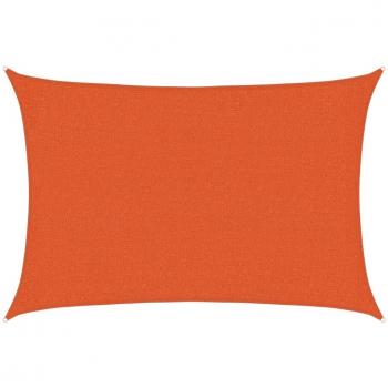 Toldo de vela naranja HDPE 160 g/m² 2x2,5 m
