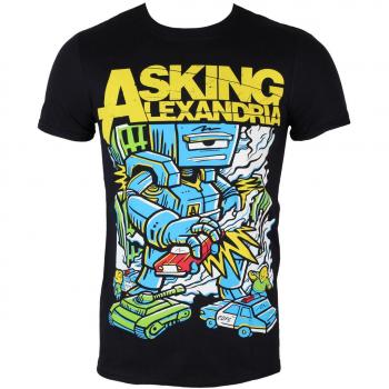 Asking Alexandria Men's Metal T-Shirt - Killer Robot - ROCK OFF L