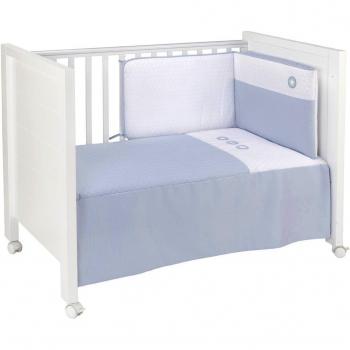 Jgo Colcha I/V+Prot. (Cuna 60) 60X120 Cm Pic Celeste