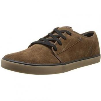 Volcom Grimm Shoe - Zapatillas De Skate de cuero hombre, color marrón, talla 40.5