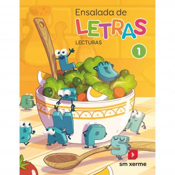 Lecturas. Ensalada de letras. 1 Primaria. Xerme.