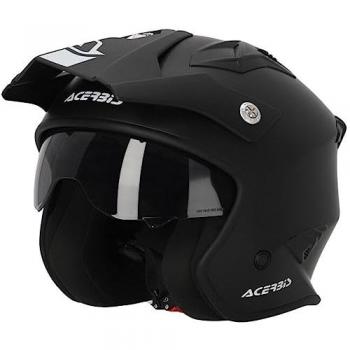 Acerbis Casco Jet Aria Negro 2023 - Talla L