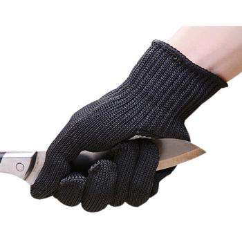 Un Par de Guantes Anticortes - Guantes de Protección Para Cuchillos de Acero Inoxidable de Malla Metálica , Lavables, Múltiples Aplicaciones