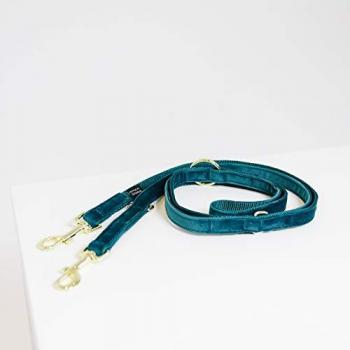 Correa para perro Kentucky Velvet 200 cm Emerald 20 mm Unisex