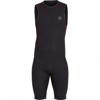 BILLABONG Mens 2mm Revolution Interchange Short John Black N42M10 Wetsuit Size - XL