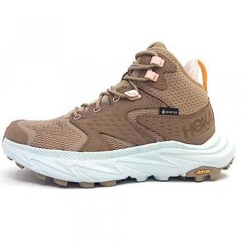 Hoka Women's Anacapa 2 Mid GTX Hiking Boots, Dune/Ice Flow, Size 8