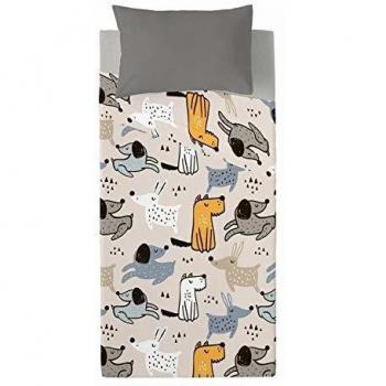 COSTURA Juego de sábanas Dogs Cama 90 cm