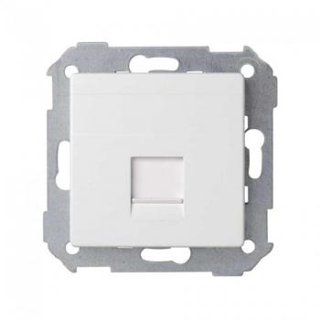 Placa V&D Universal con Adaptador RJ45 Simon 82 Concept