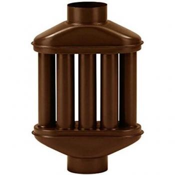 Difusor de Calor ALA 8 Canes Marrón 10 cm para Estufas de Pellets