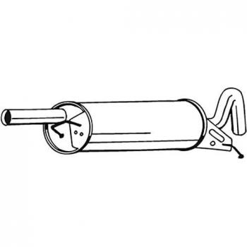Silenciador trasero BOSAL 233-117 para VW