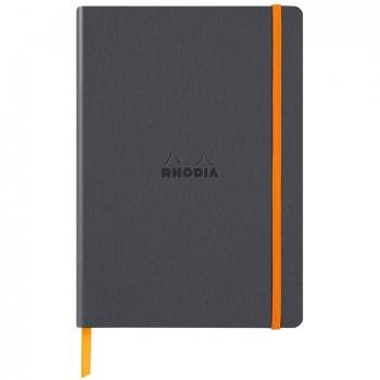 Cuaderno Rhodiarama A5 - Dot (puntado) - Titanio