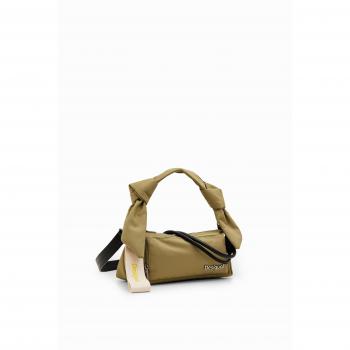 Bolso de mano Desigual Priori Urus, verde, poliéster, tamaño único, con múltiples asas y bolsillo desmontable