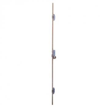 CERRADURA SEGURIDAD UCEM 2518CL40ITB 3LL, cerradura de embutir, características: tres puntos de anclaje (picaporte/bulones), medida del cilindro 50 mm,