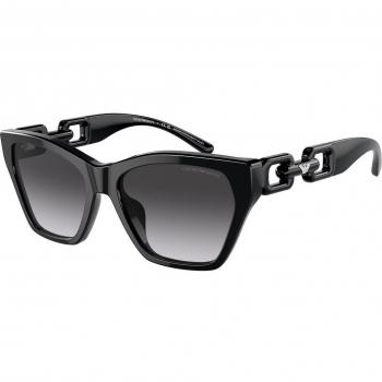 Emporio Armani EA4203U 50178G Women's Cat Eye Sunglasses Black Size 55