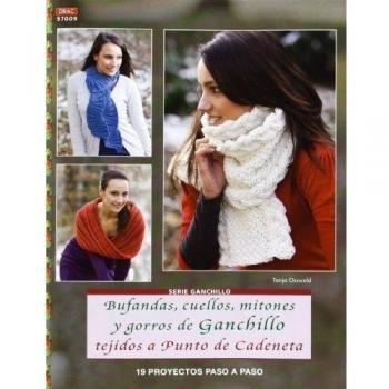 Ganchillo nº 9.Bufandas, cuellos, mitones y gorros de ganchillo tejidos a punto