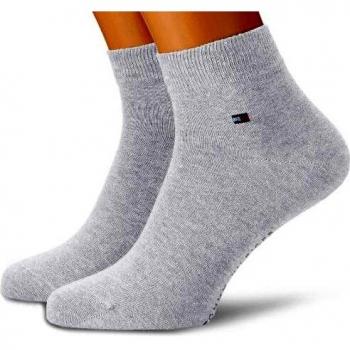 Tommy Hilfiger Men's White Quarter Socks 2-Pack Business Sneakers