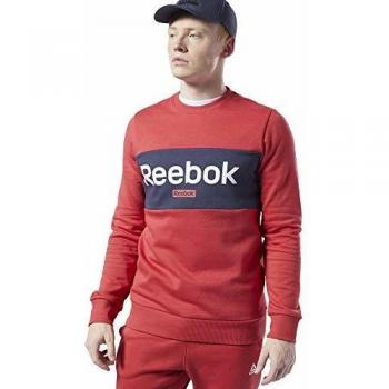 Reebok Te Big Logo Crew Sudadera, Hombre, rebred, 2XL