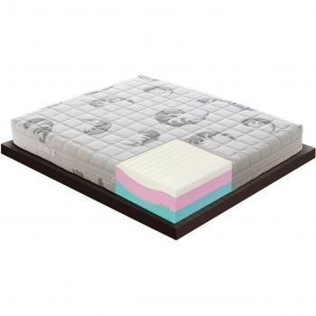 Colchón desenfundable (Memory 9 cm Waterlily Altura 25 cm con 7 zonas ergonómicas differenziate mymemory viscoelástico Multionda Certificado Presidio médico Clase I con detrazione Fiscale matrimonio individual Plaza 180x200