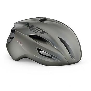 Casco MET Manta MIPS gris rojo - Talla M, Unisex, diseño aerodinámico, sistema de protección MIPS, ventilación optimizada