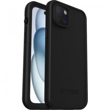 Funda OtterBox Frē MagSafe para Apple iPhone 15 Plus - Negra, Impermeable (IP68), Resistente a Golpes, Antisuciedad, Con Protección de Pantalla Integrada