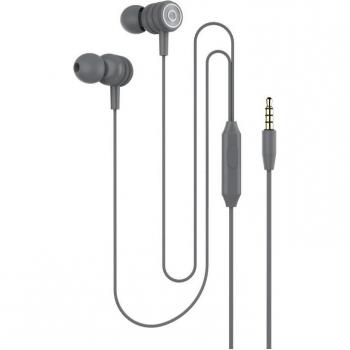 Auriculares Intrauditivos de Metal con Micrófono Controlado por Cable, Estéreo Universal para Teléfono Móvil
