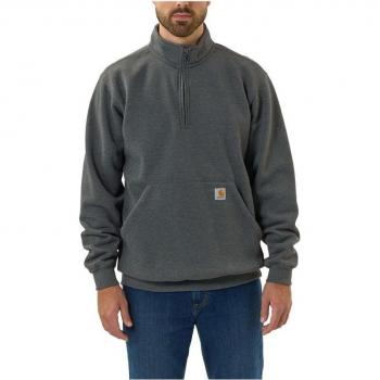 Carhartt Men's Loose Fit Midweight Quarter-Zip Sweatshirt - Carbon Heather XL