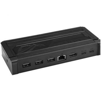 Dock ASUS ROG Bulwark DG300 7 en 1 USB-C, HDMI 2.1 8K, Carga 100W, Ethernet, RGB, Negro