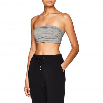 Urban Classics Women's Gray Bandeau Top