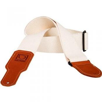 Boss 2 Natural Cotton Guitar Strap - Natural Colored Cotton Guitar Strap for Guitars
