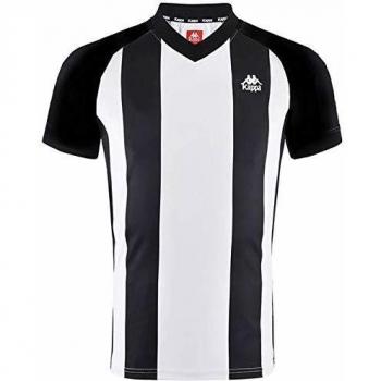 Kappa Keller Authentic Camiseta, Hombre, Blanco/Negro, L