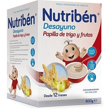 Nutriben Papilla Desayuno Copos de trigo y Frutas 750 gr