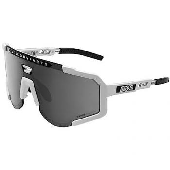 Gafas Deportivas Scicon Aeroscope Blancas con Lente Multiespejada Gris
