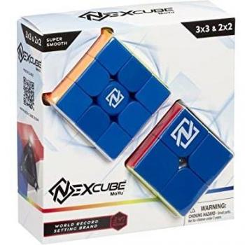 Nexcube 3x3 + 2x2 Clásico. El Pack Ideal para Aprender a Resolver el Cubo, Multicolor, Classic