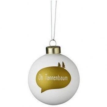 Ruedas Navidad mágica blanca bola Oh Árbol Blanco/Oro