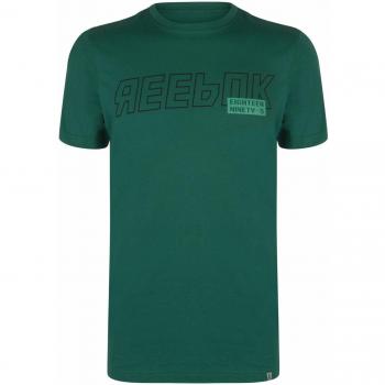 Reebok GS Foundation tee Camiseta, Hombre, clogrn, M
