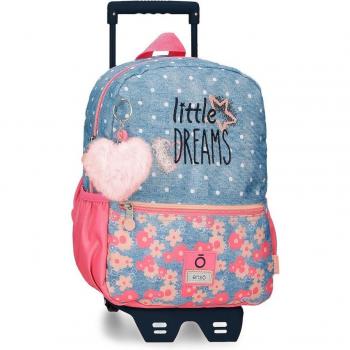 Mochila de paseo Enso Little Dreams 32 cm con carro