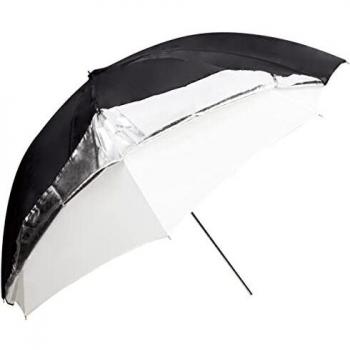 Godox 84cm Dual Duty Reflective Umbrella - Black/Silver/White