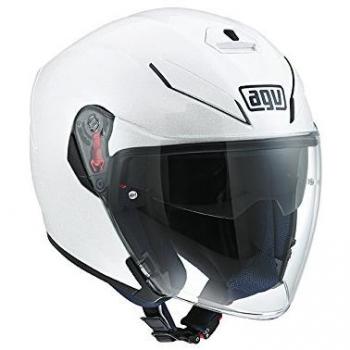 AGV K-5  JET E2205 - Casco para moto, Blanco, MS
